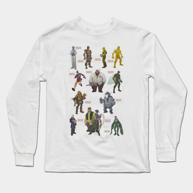 Villains II Long Sleeve T-Shirt by DCMiller01